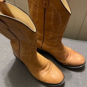 Old West Leather Upper boots size 5